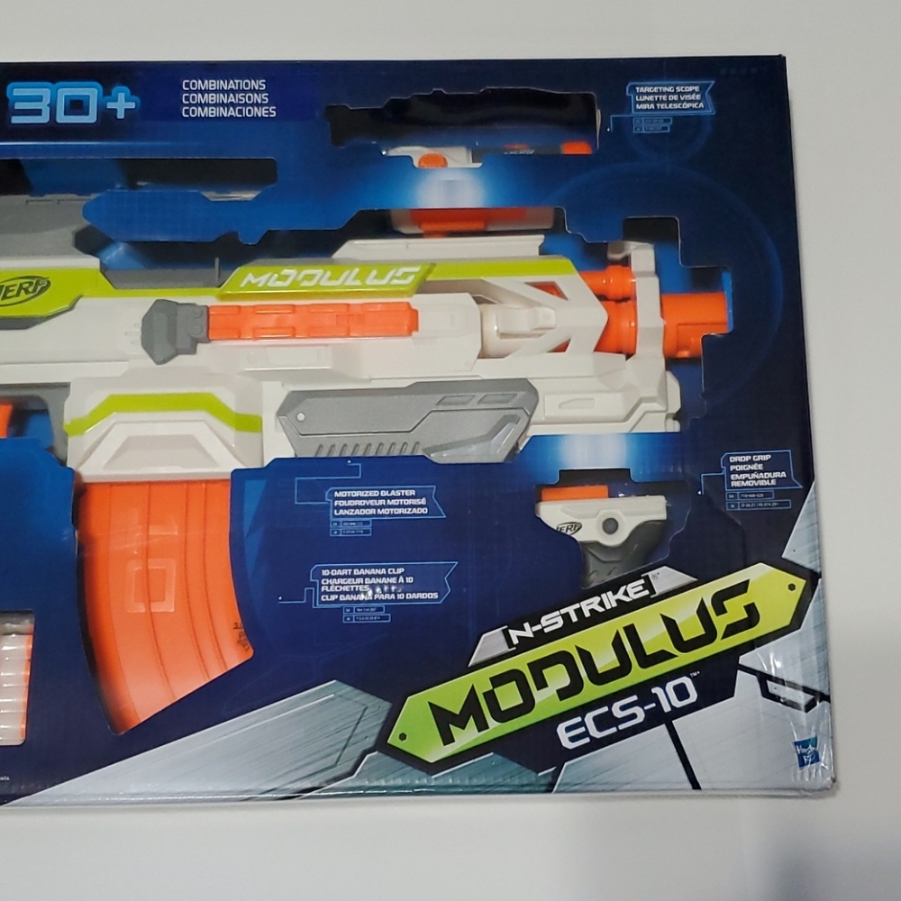 NEW/SEALED - Nerf N-Strike Modulus ECS-10 Blaster - Picture 3 of 13